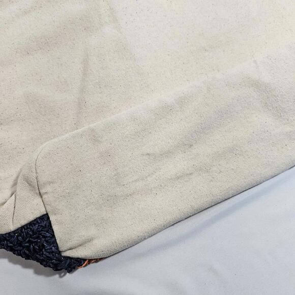 Rays for Days Striped Woven Cotton Blend Beach Grocery Tote Bag - Picture 7 of 14